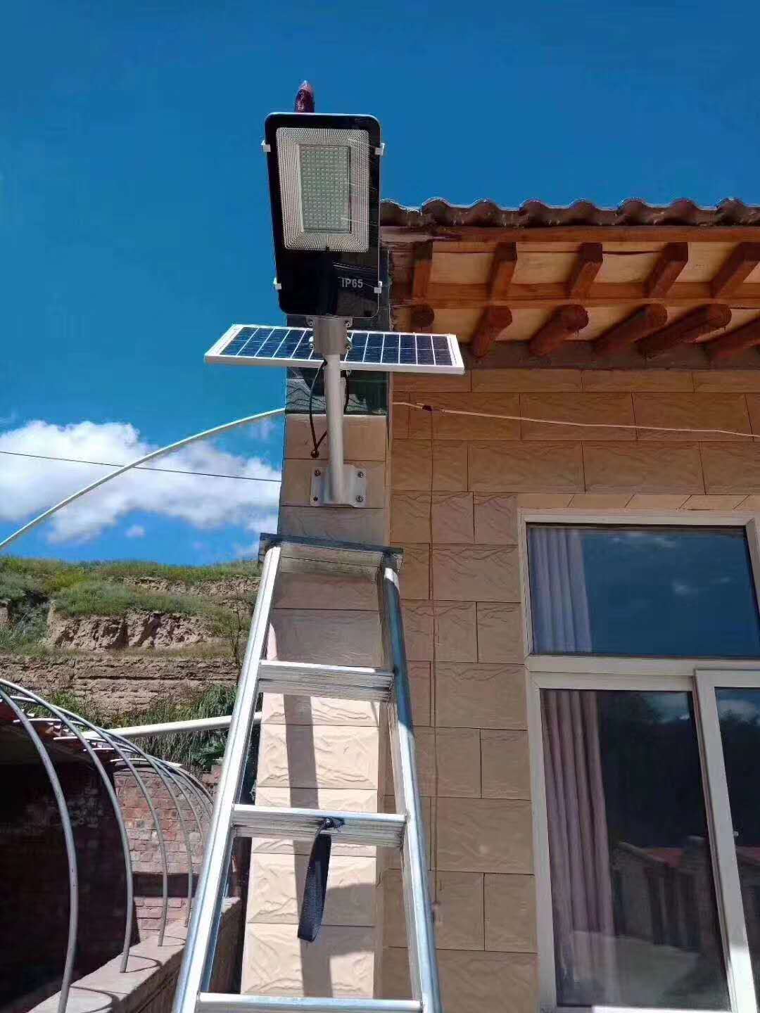 太陽能燈頭安裝